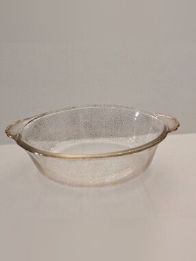 Fire King Casserole Gold Fleck.